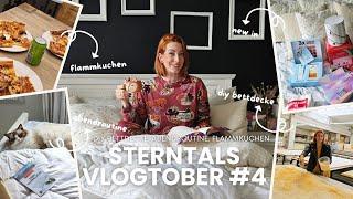 Vlogtober 2024 #4 ️ DIY Bettdecke Kürbis-Flammkuchen New In & Abendroutine