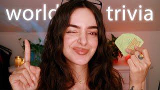 ASMR Lets Play World Trivia  Geography & Capitals with Hints Part 2