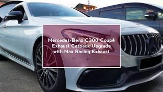 Mercedes-Benz C300 Coupé Exhaust Catback Stock vs Aftermarket