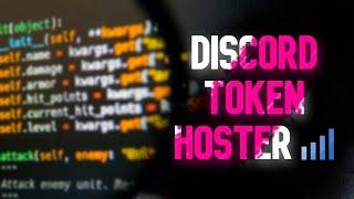 Mass Discord Token Hoster  Host your Discord accounts online 247 for free  SOURCE CODE FREE