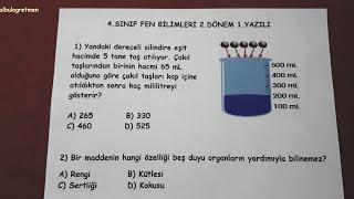 4.sınıf fen bilimleri 2.dönem 1.yazılı  @Bulbulogretmen  #4sınıf #fenbilimleri #keşfet #yazılı