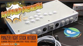 Lets Build Something Panzer Fight Stick Hitbox with Printed Plexi