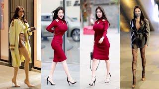 Mejores Street Fashion Tik Tok 2021  Hottest Chinese Girls Street Fashion Style 2021 Ep.78