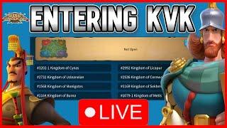 Entering FIRST Remastered Graphics KVKLIVE Rise of Kingdoms