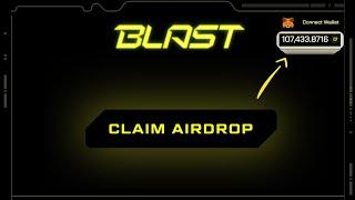 BLAST Airdrop Claim + Withdraw ETH Guide Tutorial how to claim safety