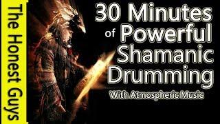 POWERFUL SHAMANIC DRUMMING With Atmospheric Music 32 MINS