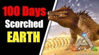 I Spent 100 Days SURVIVING In Ark Scorched Earth