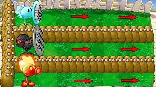 999 Gatling vs 999 Snow Pea vs 999 Pea vs Dr.Zomboss Gargantuar - Plants vs Zombies Hack