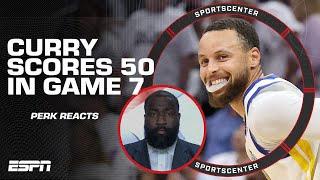 The GREATEST Game 7 performance of all-time - Kendrick Perkins on Steph Curry vs. the Kings  SC