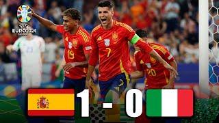 ESPAÑA vs ITALIA 1-0  EUROCOPA 2024 Análisis del Partido