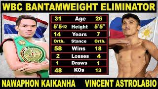 DELIKADO? VINCENT ASTROLABIO VS NAWAPHON KAIKANHA FIGHTS HIGHLIGHTS & ANALYSIS  WBC ELIMINATOR