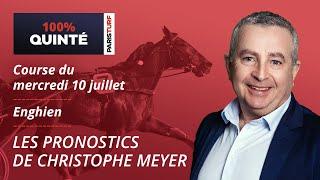 Pronostics Quinté PMU - 100% Quinté du Mercredi 10 juillet à Enghien