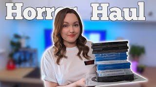 Huge Blu Ray and DVD Haul  A Thrifted and New Horror Haul