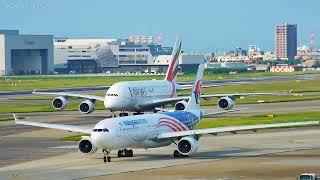 阿聯酋航空 EK366 A380 抵達桃園國際機場 2024-10-18