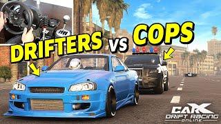 Street Racers vs COPS - CarX Drift Racing Online