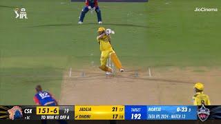 Ms dhoni last over batted full highlights  Ms dhoni batting today hit 36 in 16 balls
