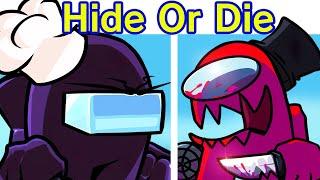 Friday Night Funkin VS Jefferson Impostor + Cutscenes  Hide Or Die V1 FNF MODAmong UsBlack