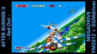 BGM AFTER BURNER II -Red Out- MEGADRIVE XGM driver