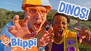 DINO DANCE SONG  Blippi Music Videos  Educational Songs for Kids