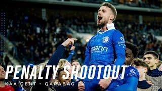 ️ Penaltyreeks KAA Gent - Qarabag FK UECL