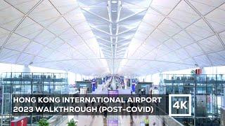 Hong Kong Airport Post-Covid Walkthrough One of the Best Airports in the World 4K