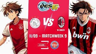  LIVE PES 6  E-Liga  Ajax vs Milan FULL GAME