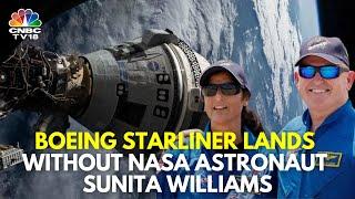 Boeing Starliner Successfully Lands On Earth Without NASA Astronaut Sunita Williams  N18G