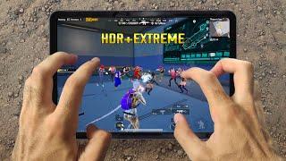 iPad Mini 6 HANDCAM  HDR+EXTREME ️ Pubg Test 2024 4 Fingers claw Best Sensitivity