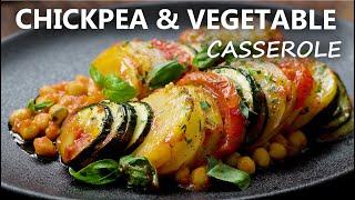 CHICKPEA and VEGETABLE CASSEROLE Recipe  Healthy Vegan and Vegetarian Meal Ideas  Chickpea Recipes