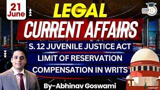 Legal Current Affairs  21 June  Detailed Analysis  By Abhinav Goswami