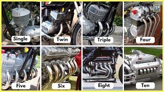 Every Engine in Motorcycle Explained  Single to Ten Cylinder Engines Part - 1