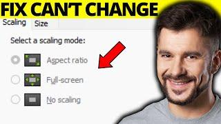 Fix Cant Change Scaling Mode in Nvidia Control Panel