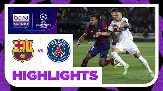 Barcelona v PSG  Champions League 2324  Match Highlights