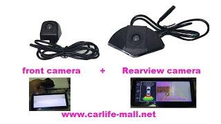 FRONT AND REARVIEW CAMERA INSTALLATION for qualcomm snapdragon 8953 benz android screen--for G3F