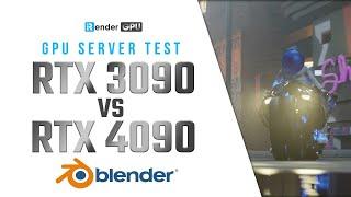 Blender Cycles rendering speed test on RTX 4090 vs RTX 3090  iRender Cloud Rendering