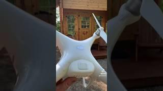 The things I do for you guys.  #drone #crash #offgrid #cabin #homestead