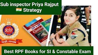 strategy and Books for RPF Sub inspector Constable  Sub inspector Priya Rajput 