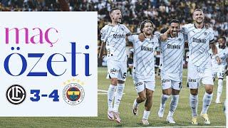 MAÇ ÖZETİ FC Lugano 3-4 Fenerbahçe  UEFA Şampiyonlar Ligi 2. Ön Eleme Turu 1. Maç
