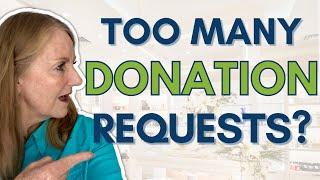 How do I Deal with Donation Requests?