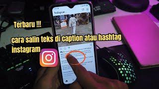 Cara Salin Teks di Caption Atau Hashtag Instagram