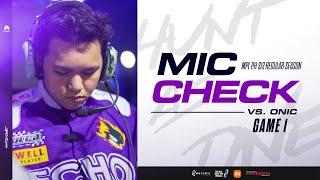 ECHO vs OMG G1 W1 Mic Check