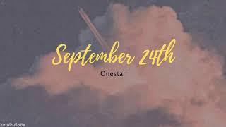 Onestar - September 24th Lyrics HANROMENG