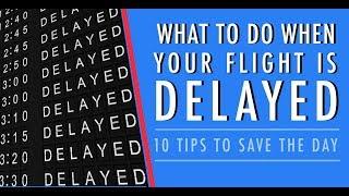 WHAT TO DO WHEN YOUR FLIGHT IS DELAYED OR CANCELLED