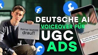 GRATIS AI Voiceover für Facebook Ads erstellen Hört sich menschlich an 