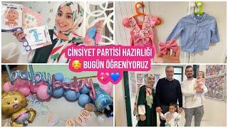 CİNSİYET PARTİSİ HAZIRLIĞI YAPTIK   BUGÜN ÖĞRENECEĞİZ MİNİK BİR KAZA  MİHRA’NIN KAŞI YARILDI