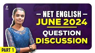 NTA UGC NET English  June 2024  Question Discussion  Part 1