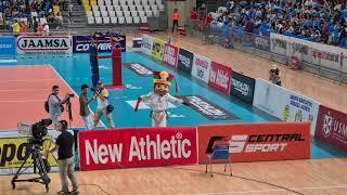 Universitario 1 vs Alianza Lima 3 desde la tribuna - Liga nacional de Voley