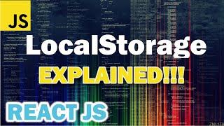 What is LOCAL STORAGE and How to use it