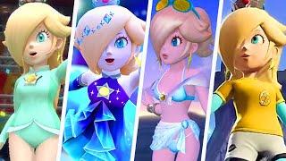 Evolution of Rosalina Costumes in 3D Super Mario Games 2007 - 2024