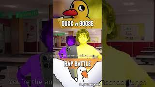 Duck vs Goose So I can ring your belle #rapbattle #goosegame #rap #animation